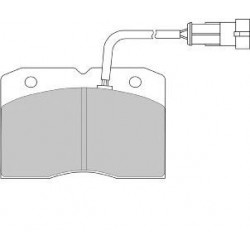 Kit pastiglie freno anteriore