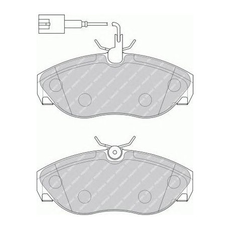 Kit pastiglie freno anteriore