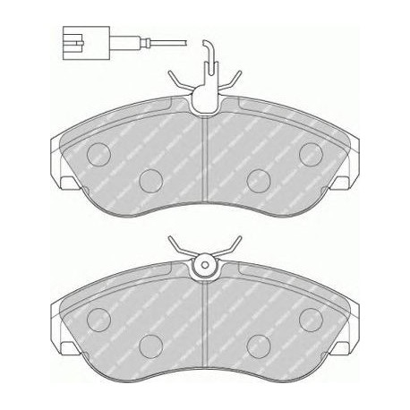 Kit pastiglie freno anteriore
