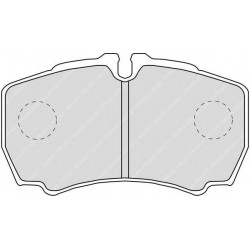 Kit pastiglie freno posteriore