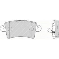 Kit pastiglie freno posteriore