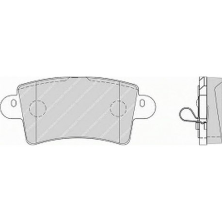 Kit pastiglie freno posteriore