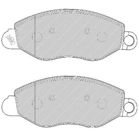 Kit pastiglie freno anteriore