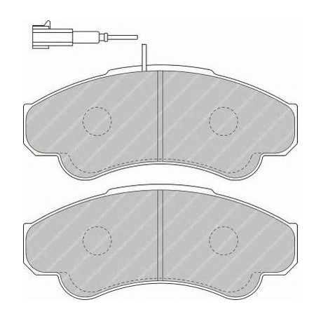 Kit pastiglie freno anteriore