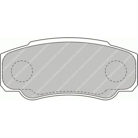 Kit pastiglie freno posteriore