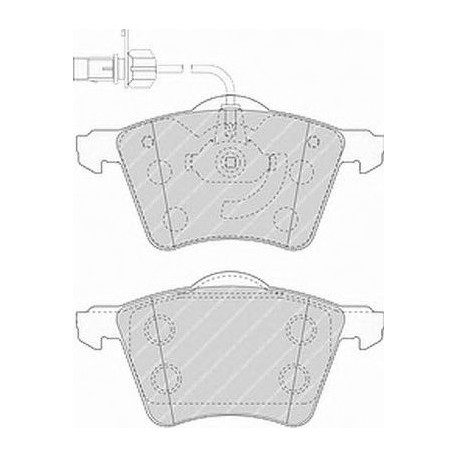 Kit pastiglie freno anteriore