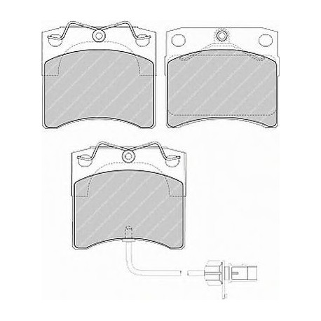 Kit pastiglie freno anteriore