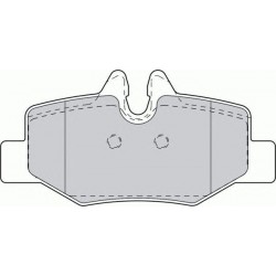 Kit pastiglie freno posteriore