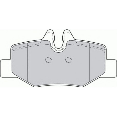 Kit pastiglie freno posteriore