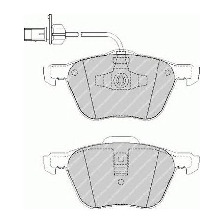 Kit pastiglie freno anteriore