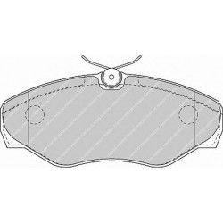 Kit pastiglie freno anteriore