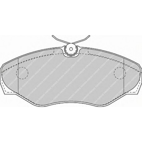 Kit pastiglie freno anteriore