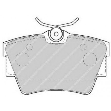 Kit pastiglie freno posteriore