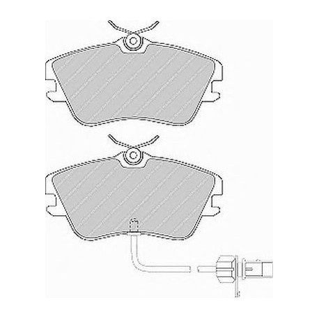 Kit pastiglie freno anteriore