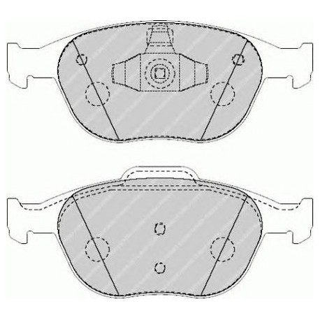 Kit pastiglie freno anteriore