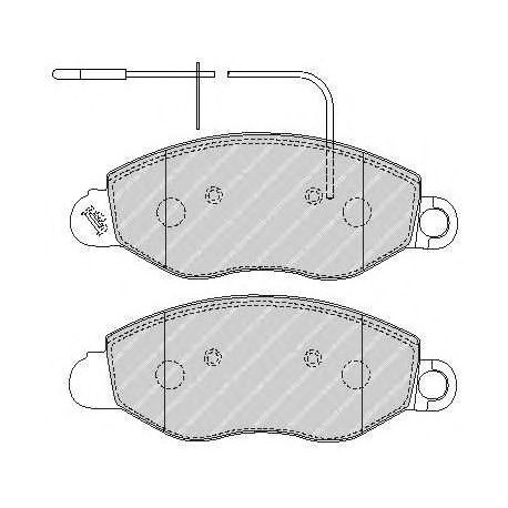 Kit pastiglie freno anteriore