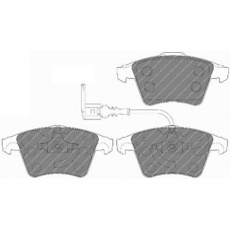 Kit pastiglie freno anteriore