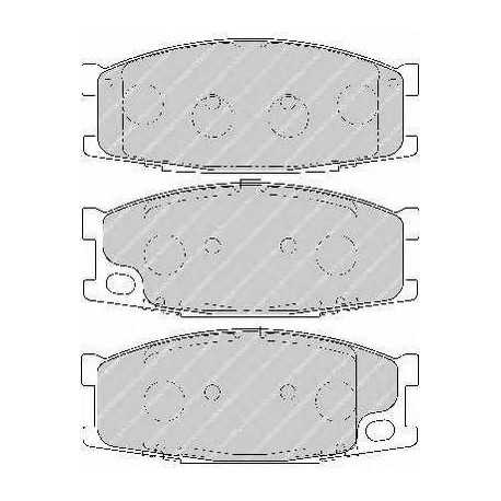 Kit pastiglie freno anteriore