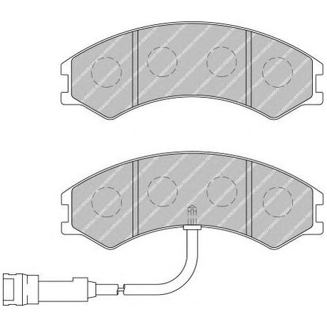 Kit pastiglie freno anteriore