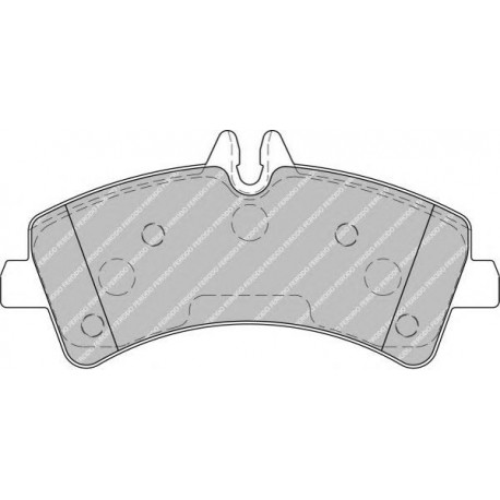 Kit pastiglie freno posteriore