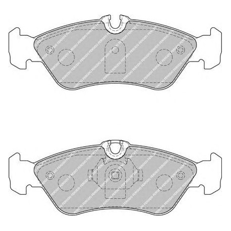 Kit pastiglie freno posteriore
