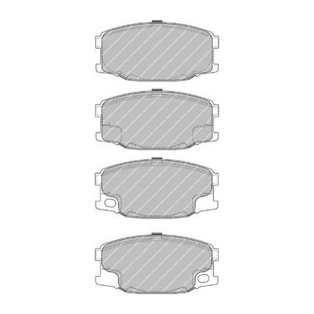 Kit pastiglie freno anteriore