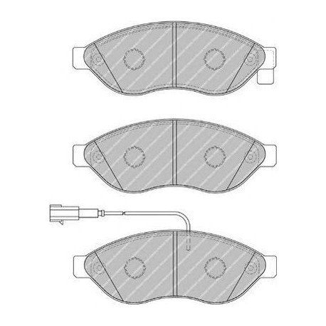 Kit pastiglie freno anteriore