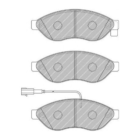 Kit pastiglie freno anteriore