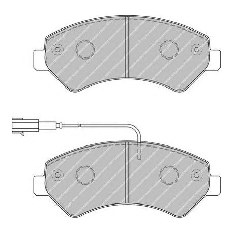 Kit pastiglie freno anteriore