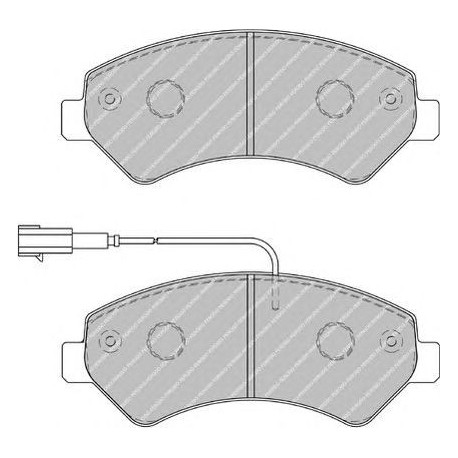 Kit pastiglie freno anteriore