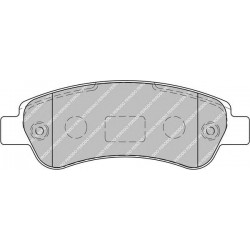 Kit pastiglie freno posteriore