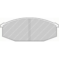 Kit pastiglie freno anteriore