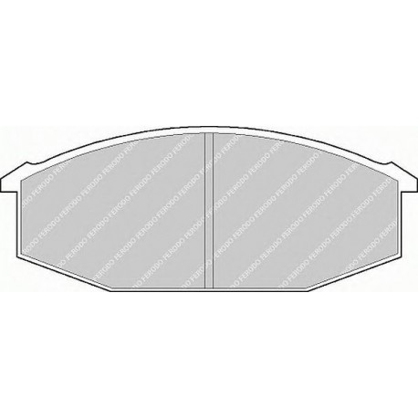 Kit pastiglie freno anteriore