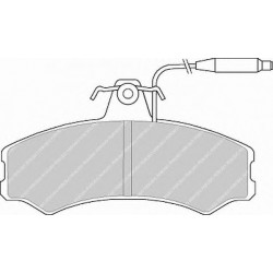 Kit pastiglie freno anteriore