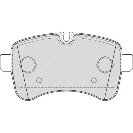 Kit pastiglie freno posteriore