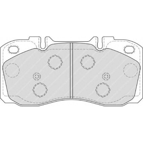 Kit pastiglie freno anteriore