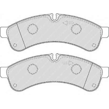 Kit pastiglie freno posteriore