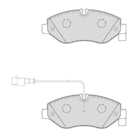 Kit pastiglie freno anteriore