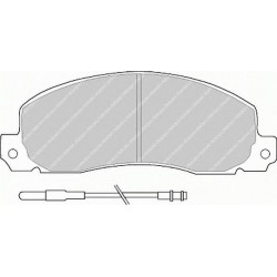 Kit pastiglie freno anteriore