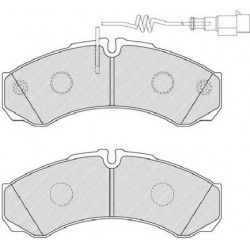 Kit pastiglie freno posteriore