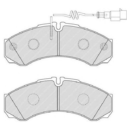 Kit pastiglie freno posteriore