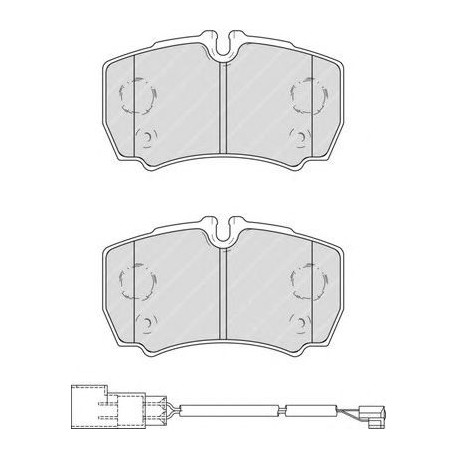Kit pastiglie freno posteriore