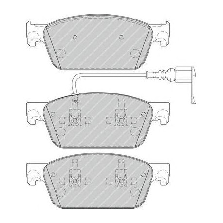 Kit pastiglie freno anteriore