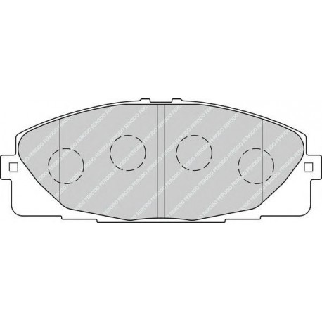 Kit pastiglie freno anteriore