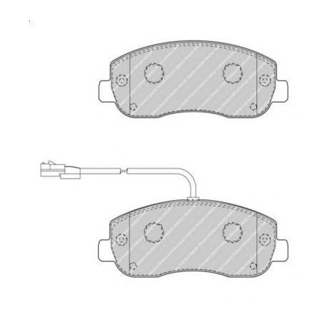 Kit pastiglie freno anteriore