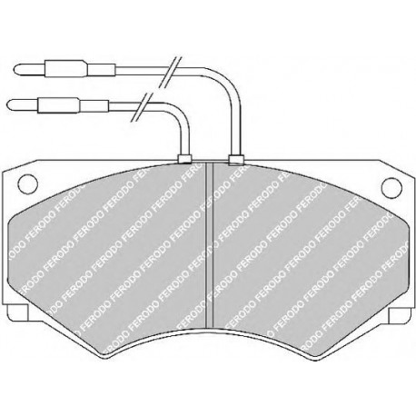 Kit pastiglie freno anteriore