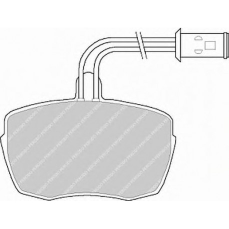 Kit pastiglie freno anteriore