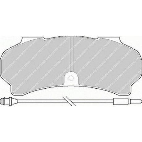 Kit pastiglie freno anteriore
