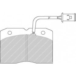 Kit pastiglie freno anteriore