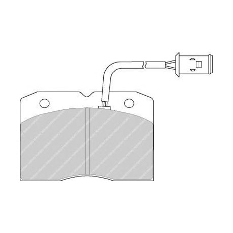 Kit pastiglie freno anteriore